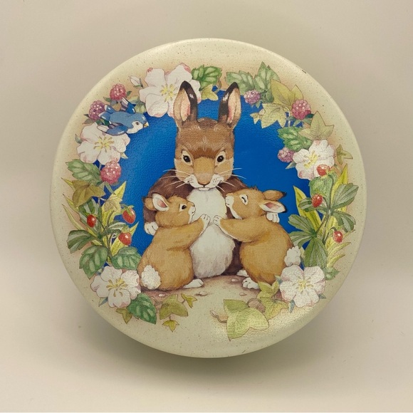 2/$20 | Vintage bunny rabbit tin - Picture 1 of 9